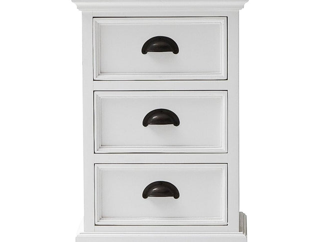 24" Solid Wood and Wood Nightstand