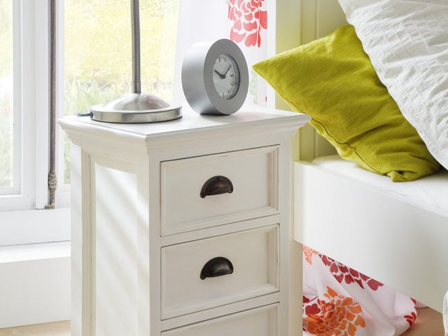 24" Solid Wood and Wood Nightstand