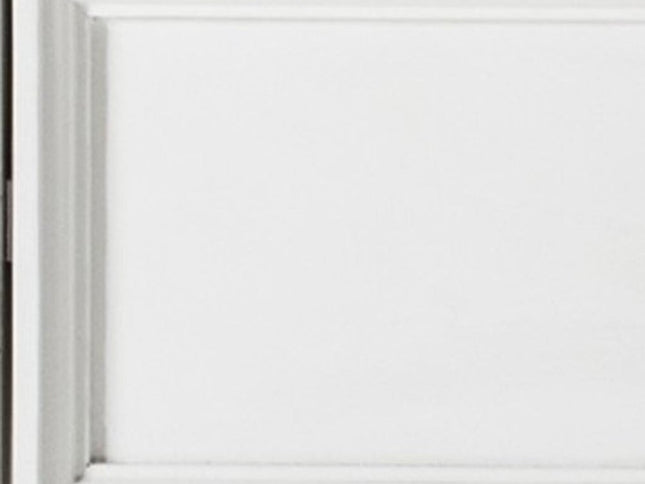 24" White Solid Wood Distressed One Drawer Nightstand