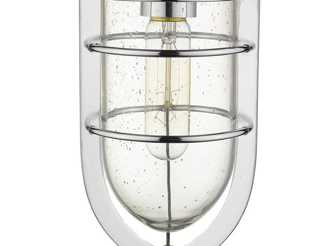 Silver Teardrop Shape Pendant Light