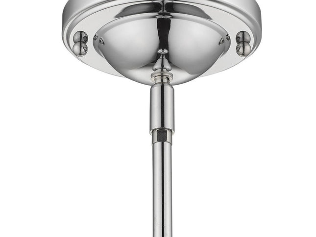 Silver Teardrop Shape Pendant Light