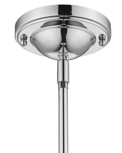 Silver Teardrop Shape Pendant Light