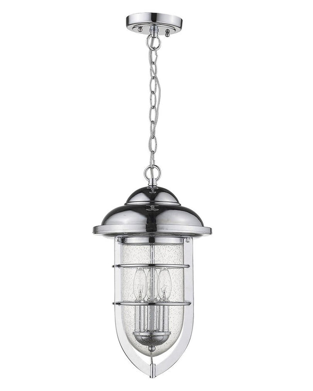 Dylan 3-Light Chrome Hanging Lantern