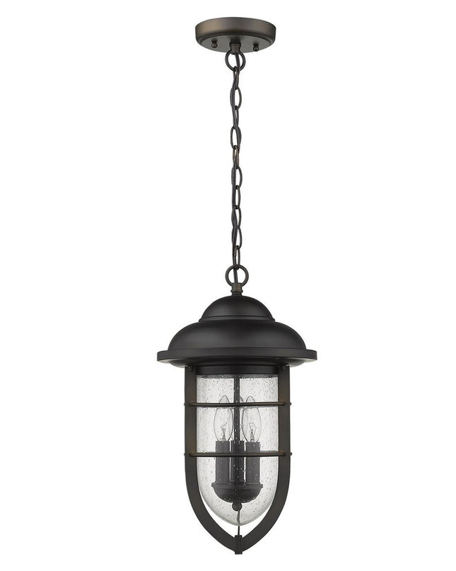 Dylan 3-Light Oil-Rubbed Bronze Hanging Lantern