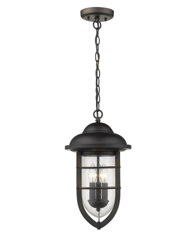 Dylan 3-Light Oil-Rubbed Bronze Hanging Lantern