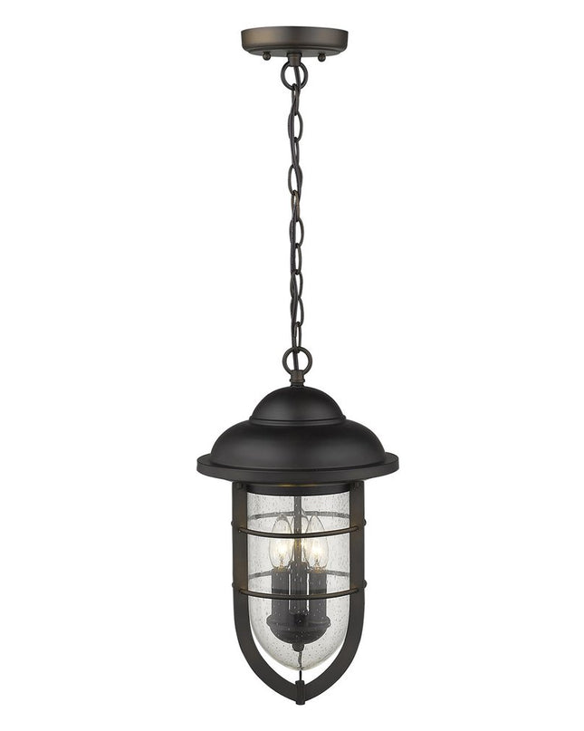 Dylan 3-Light Oil-Rubbed Bronze Hanging Lantern