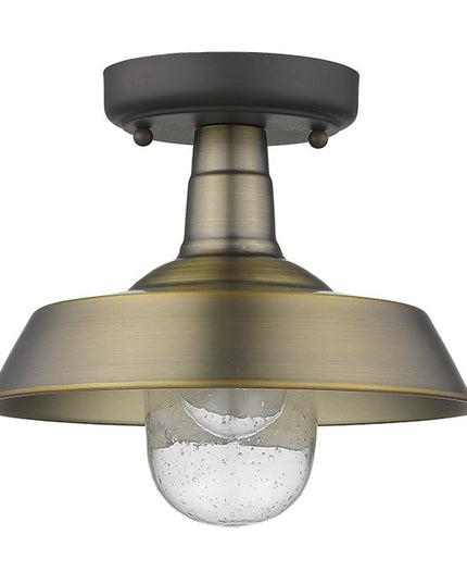 Brushed Gold Shallow Plate Adjustable Pendant Light