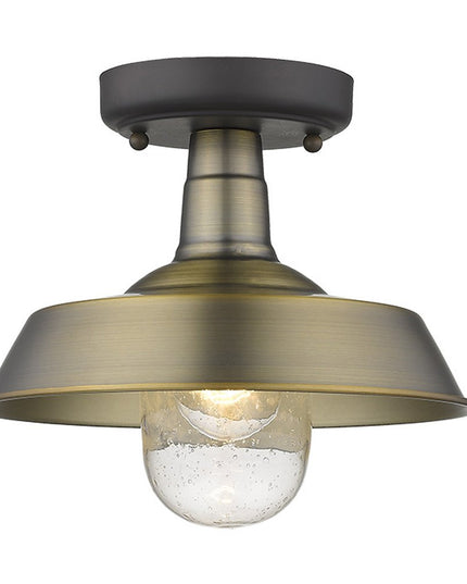 Brushed Gold Shallow Plate Adjustable Pendant Light