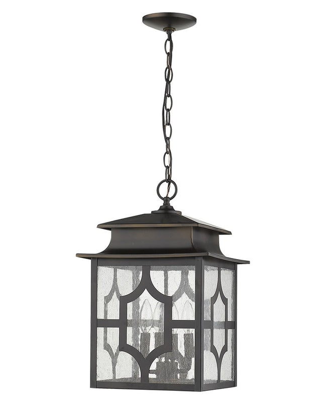 Calvert 4-Light Oil-Rubbed Bronze Hanging Lantern