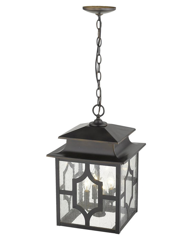 Calvert 4-Light Oil-Rubbed Bronze Hanging Lantern