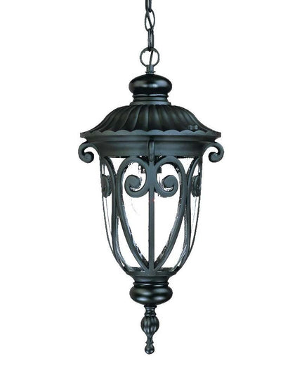 Naples 1-Light Matte Black Hanging Light
