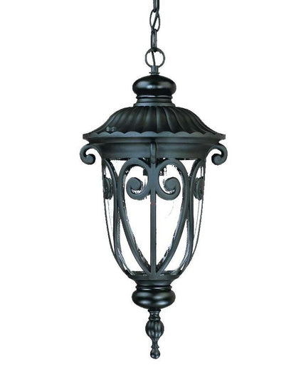 Naples 1-Light Matte Black Hanging Light
