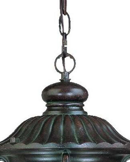 Naples 1-Light Marbelized Mahogany Hanging Light