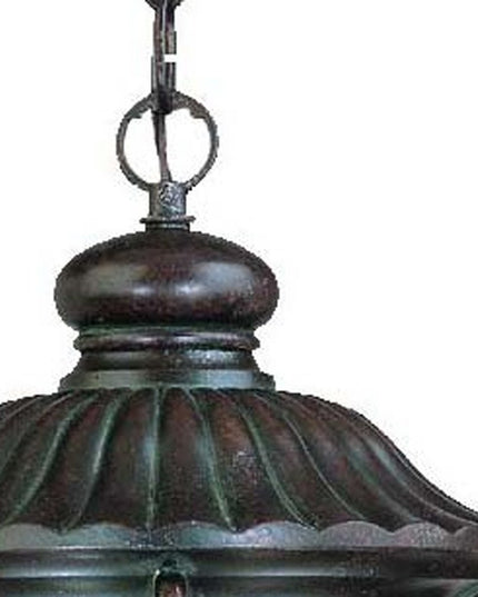 Naples 1-Light Marbelized Mahogany Hanging Light