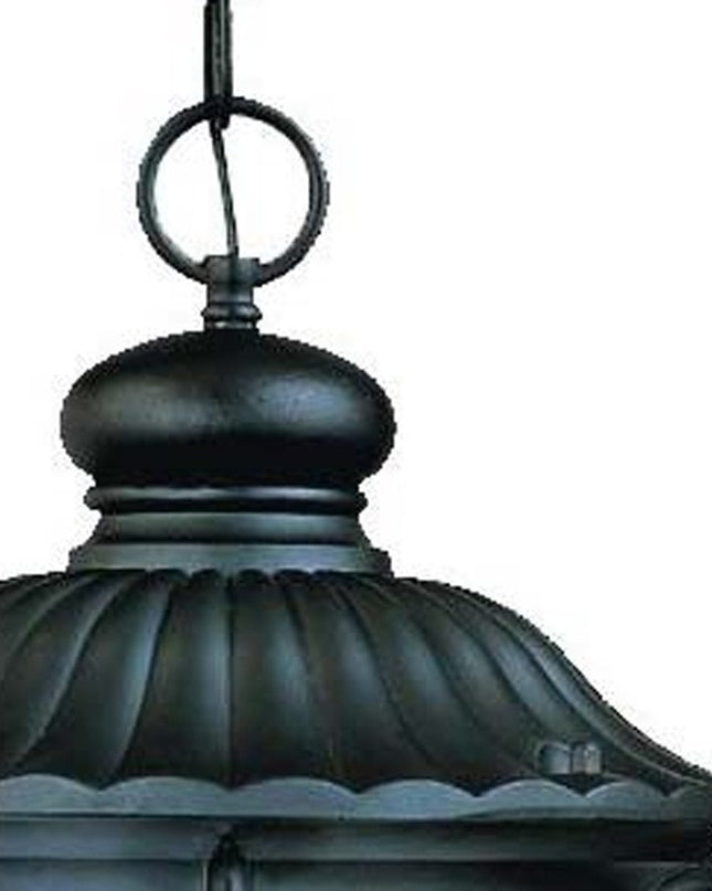 Naples 3-Light Matte Black Hanging Light