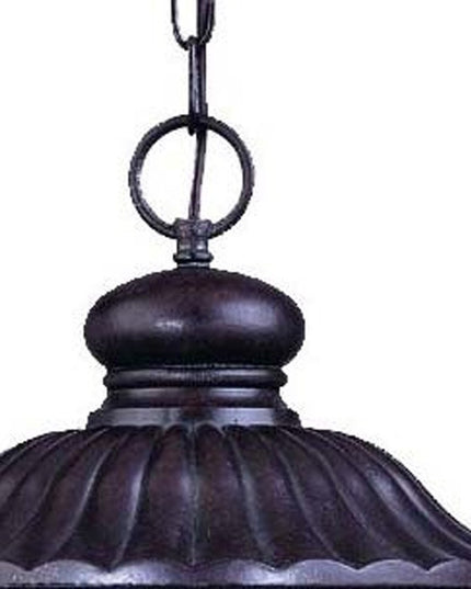 Naples 3-Light Marbelized Mahogany Hanging Light