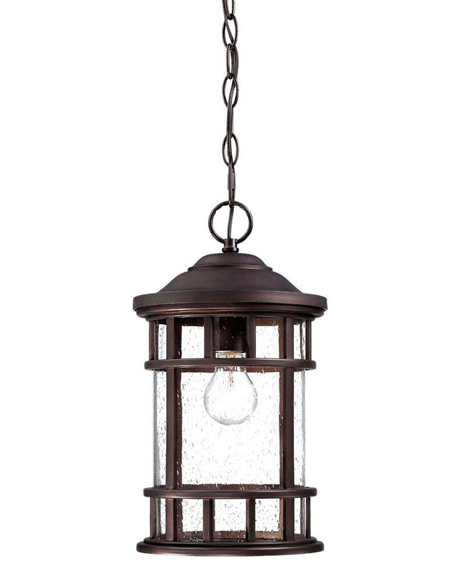 Black Lantern Seeded Metal Dimmable Chandelier With Clear Shades