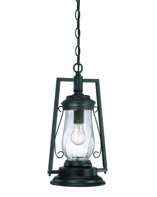 Matte Black Oil Lamp Hanging Light