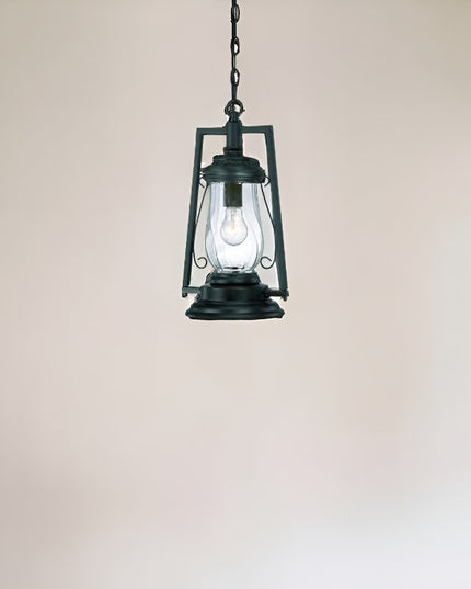 Matte Black Oil Lamp Hanging Light