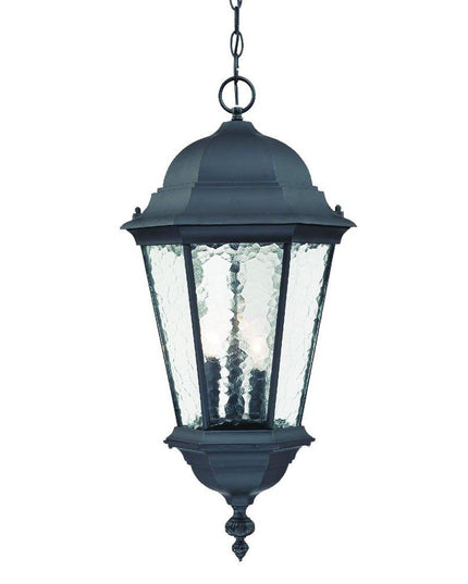 Telfair 3-Light Matte Black Hanging Light