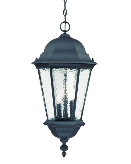 Telfair 3-Light Matte Black Hanging Light