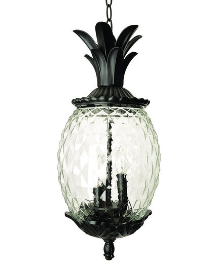 Lanai 3-Light Black Coral Hanging Light