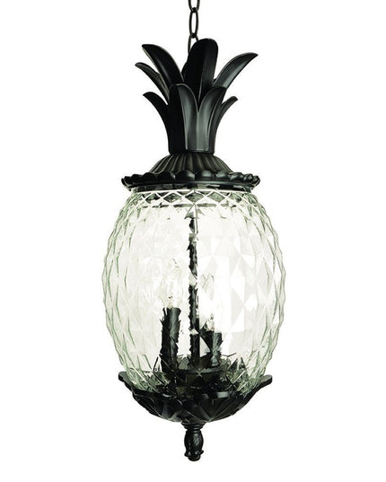 Lanai 3-Light Black Coral Hanging Light