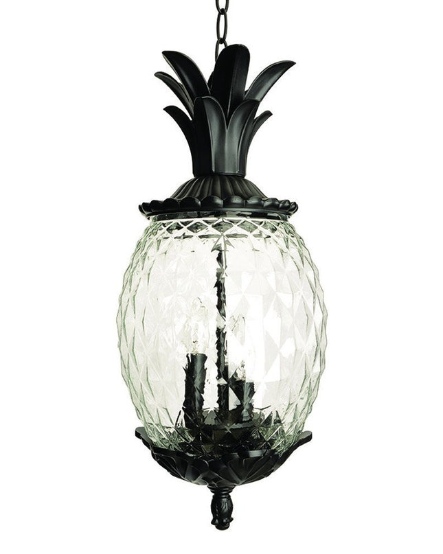 Lanai 3-Light Black Coral Hanging Light