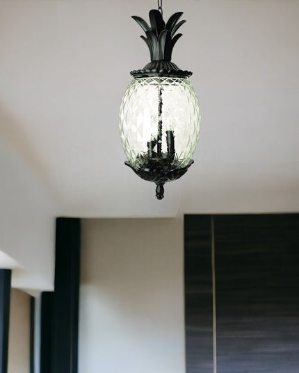 Lanai 3-Light Black Coral Hanging Light