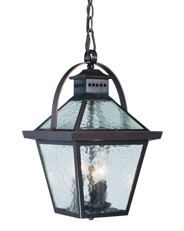 Bay Street 3-Light Architectural Bronze Hanging Light