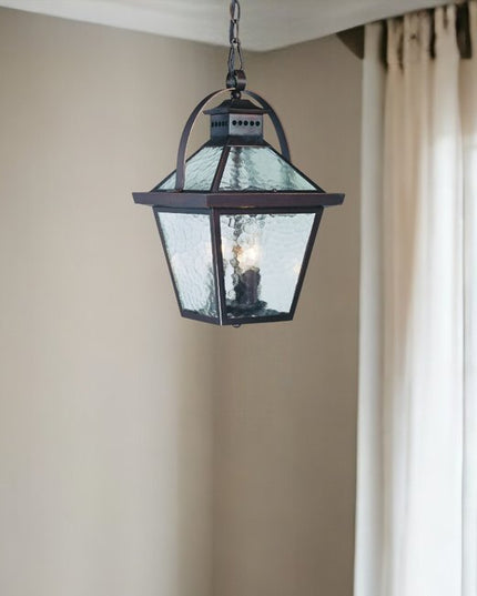 Bay Street 3-Light Architectural Bronze Hanging Light