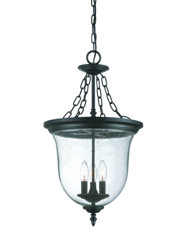 Belle 3-Light Matte black Hanging light