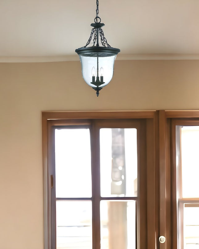 Belle 3-Light Matte black Hanging light