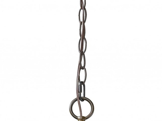 Aria 3-Light Oil-Rubbed Bronze Globe Pendant With Mother Of Pearl Accents