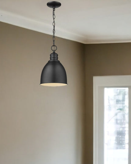 Minimalist Black Metal Pendant Hanging Light
