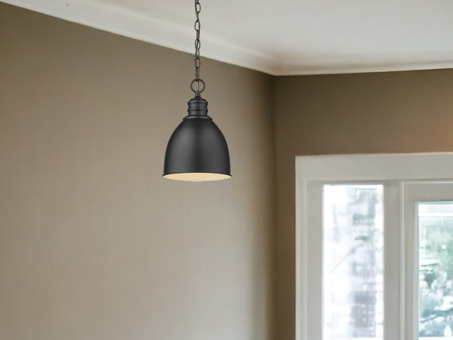 Minimalist Black Metal Pendant Hanging Light