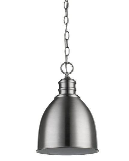 Minimalist Silver Metal Pendant Hanging Light