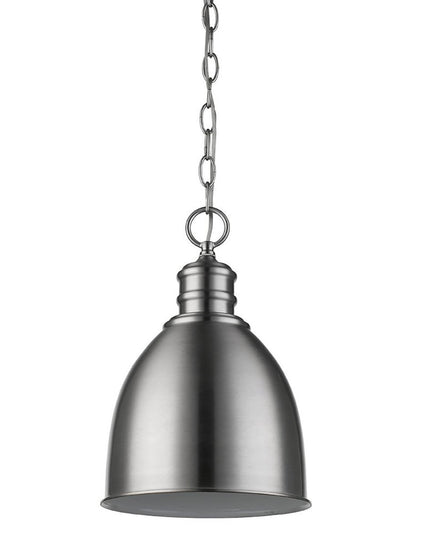 Minimalist Silver Metal Pendant Hanging Light