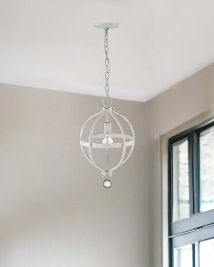 Callie 1-Light Country White Pendant