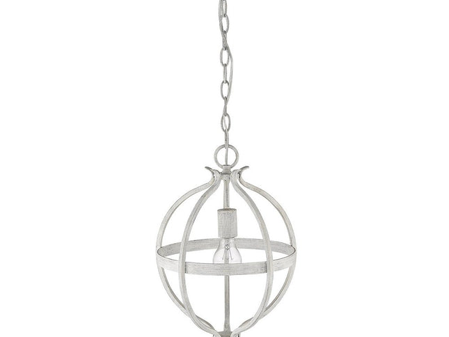 Callie 1-Light Country White Pendant