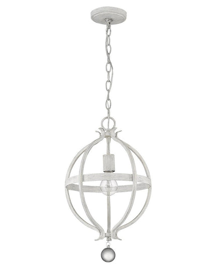 Callie 1-Light Country White Pendant