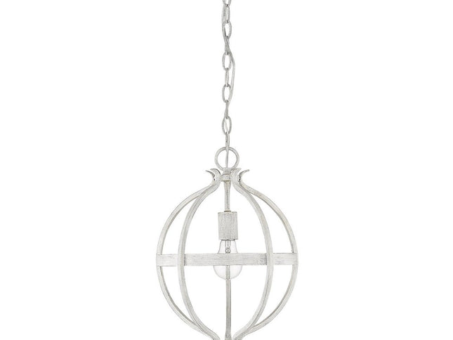 Callie 1-Light Country White Pendant