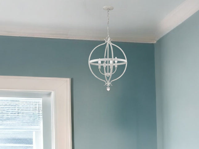 Callie 4-Light Country White Pendant