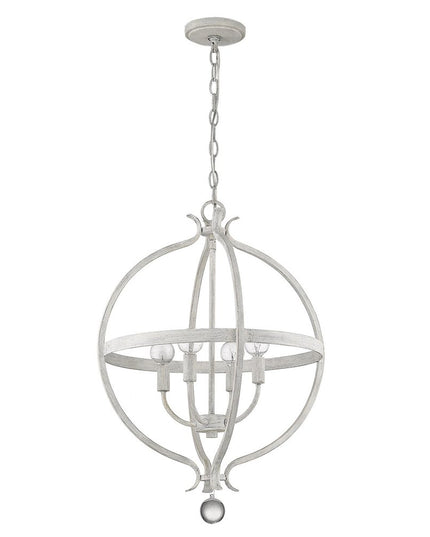 Callie 4-Light Country White Pendant