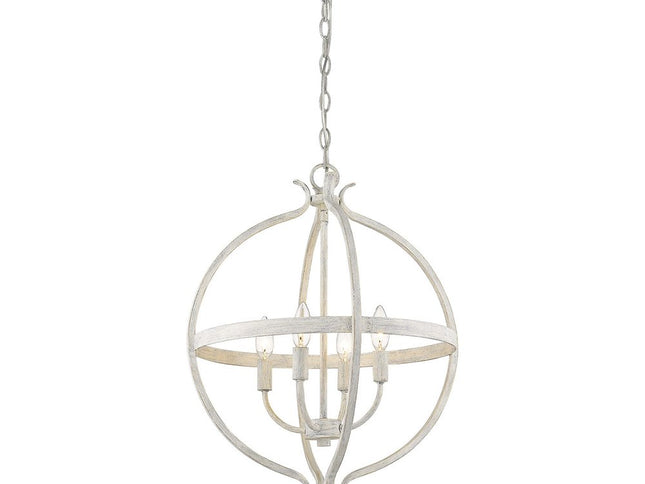 Callie 4-Light Country White Pendant