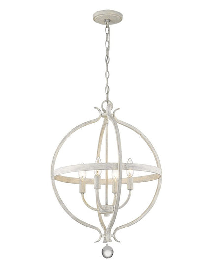 Callie 4-Light Country White Pendant