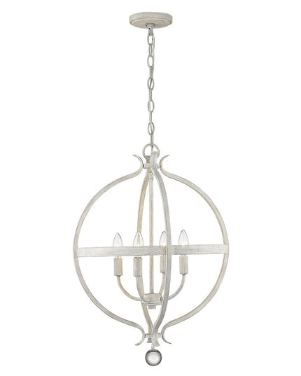 Callie 4-Light Country White Pendant