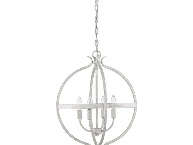 Callie 4-Light Country White Pendant