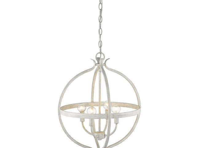 Callie 4-Light Country White Pendant