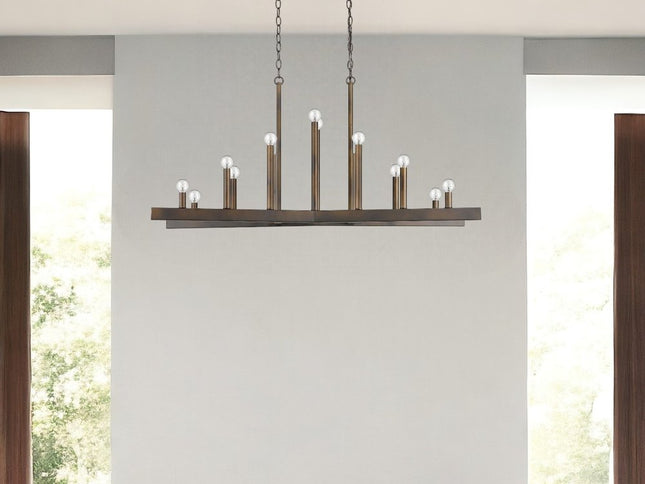 Fallon 14-Light Oil-Rubbed Bronze Island Pendant